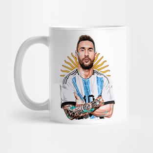 The Maestro's Legacy: A Portrait of Lionel Messi Mug